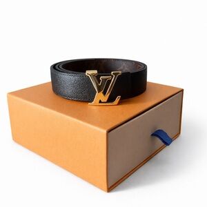 Louis Vuitton Reversible Black/Monogram Belt 70